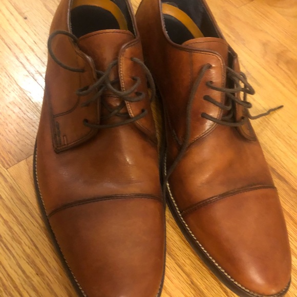 Gorgeous Cole HAAN Caramel Leather Dress Shoes